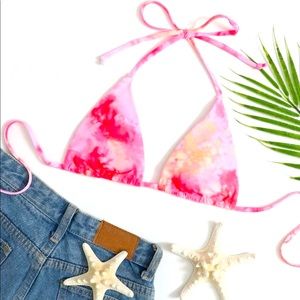 SHEIN swim top| Never worn| tye die| runs small